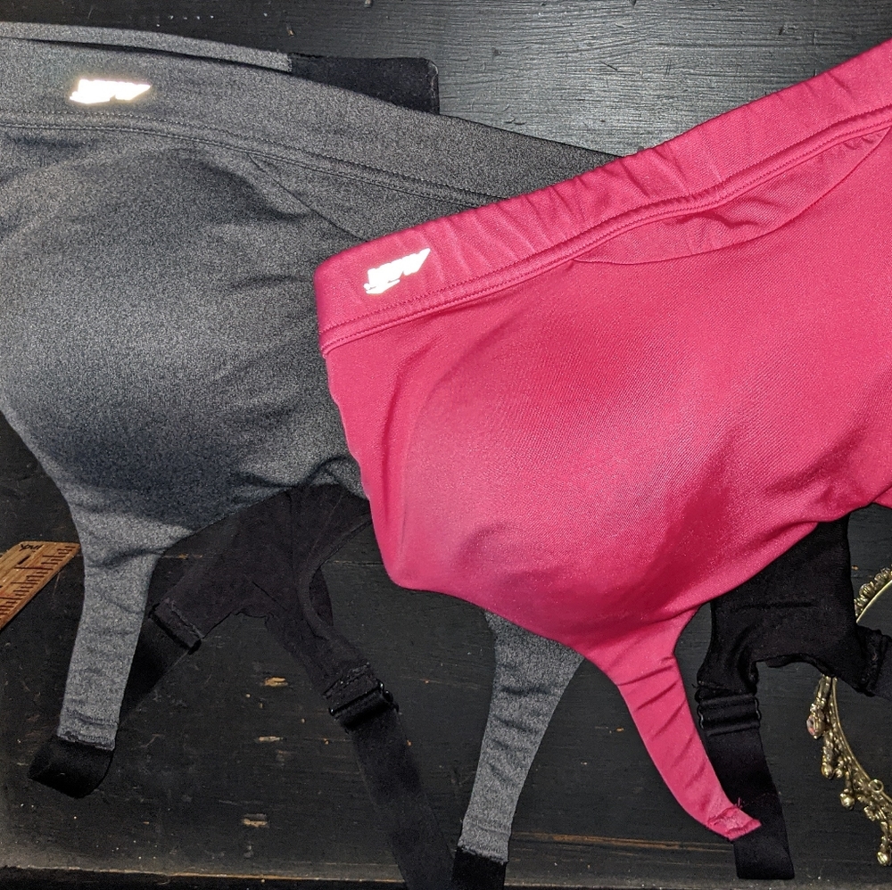 Set of three sports bras
